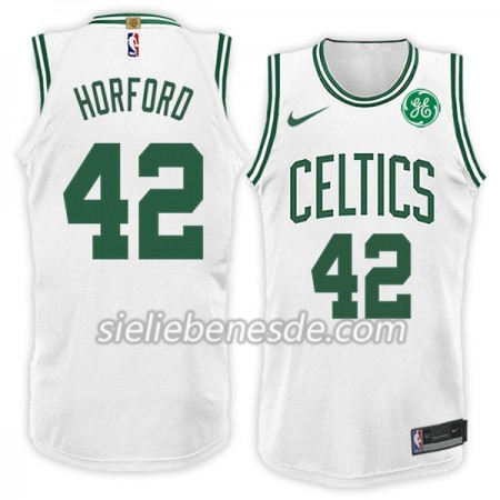 Herren NBA Boston Celtics Trikot Al Horford 42 Nike 2017-18 Weiß Swingman